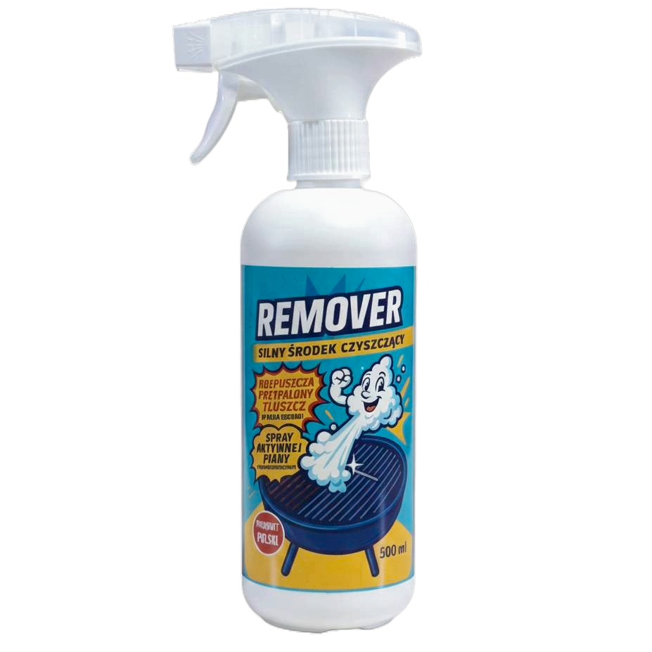 Remover skuteczna pianka do czyszczenia zabrudzeń tłuszczowych, piekarników sadzy i szyb kominkowych 500ml