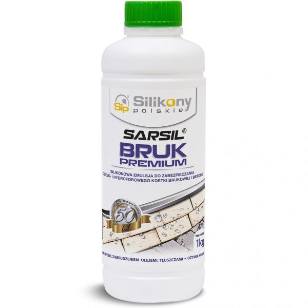 1020 SARSIL® BRUK PREMIUM impregnat hydrofobowy silikonowy do kostek brukowych i betonu 1