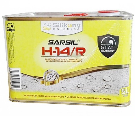 SARSIL® H-14/R silikonowy środek do hydrofobizacji i impregnacji materiałów budowlanych na zewnątrz