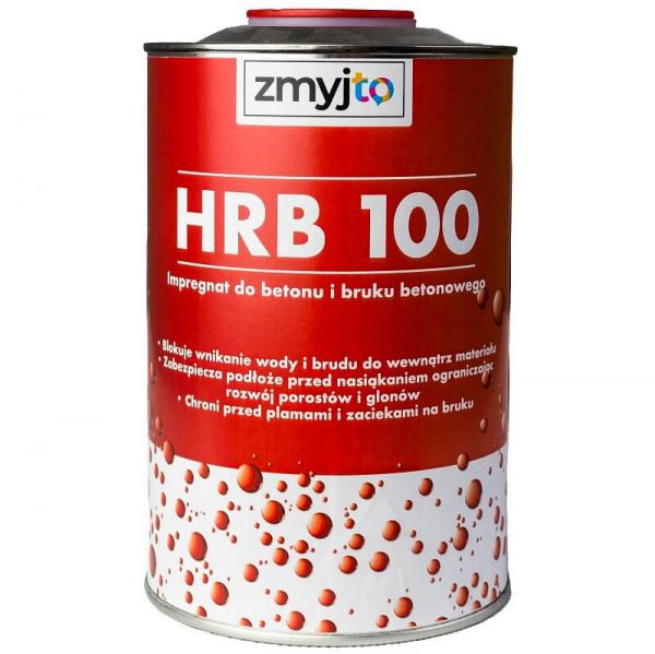 1068 HRB 100 impregnat hydrofobowy do kostki brukowej betonu ogrodzen betonowych